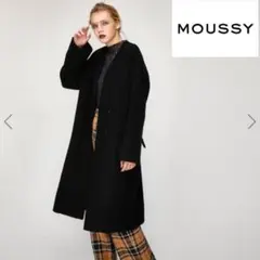 MOUSSY マウジー　FUZZY ウールブレンドロングコート　フリーサイズのサムネイル