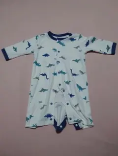 恐竜柄ロンパース 60-70cm