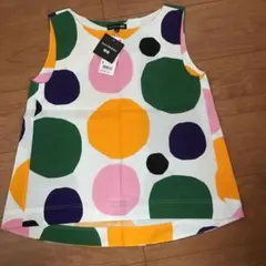【新品未使用タグ付き】UNIQLO マリメッコ　ノースリーブ　ブラウス