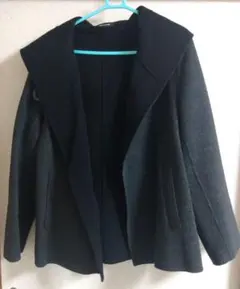 COMME CA DU MODE ポンチョ型ウールコート