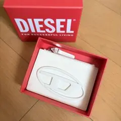 【美品】DIESEL 1DR フラグメントケース ホワイト 箱付き 定価3.2万