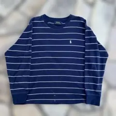 そ*ん様 90s Polo Ralph Lauren ストライプ 長袖サーマル