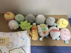 すみっコぐらし ぬいぐるみ まとめ売り ＋ 巾着セット
