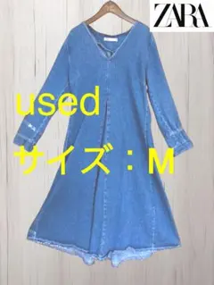 ZARA デニムワンピース Mサイズ　used