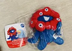万博　JR ミャクミャク　ぬいぐるみ　カプセル　ガチャ