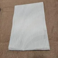 か*ん様 名古屋帯 ホワイト ストライプ模様