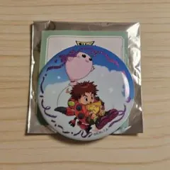 デジモンアドベンチャー　泉光子郎　テントモン　缶バッジ