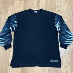 KANSAI IMPACT 長袖スウェットシャツ　タイガーパターン　山本寛斎