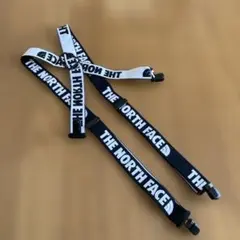 THE NORTH FACE ロゴ サスペンダー ブラック