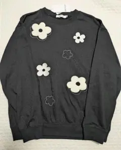 花柄　スウェット　トレーナー