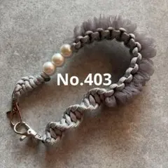 パラコード　ハンドストラップ　スマホストラップ　ハンドメイド　No.403