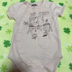 ムーミンロンパース 薄いピンク 70～80cm