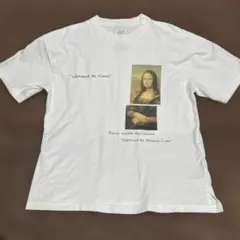 モナリザ プリント Tシャツ　ART Design