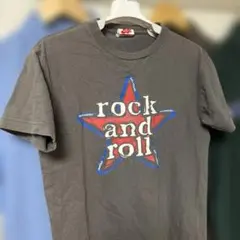 B'Z・ロックンロール・両面プリントTシャツ・チャコールグレー・Sサイズ