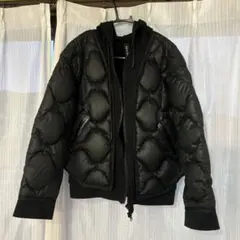 ブラックダウンジャケット diesel XS - メルカリ