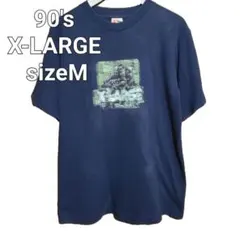90's X-LARGE Tシャツ sizeM ネイビー