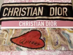 【美品】ChristianDior ミッツァ スカーフ ハート柄　シルク100%のサムネイル
