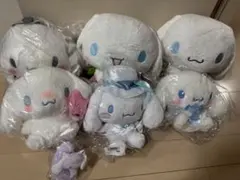 【バラ売り不可】フリュー　サンリオ　シナモロール　ぬいぐるみ　7点セット②