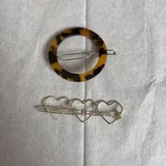 値下げ　ヘアアクセ　ヘアクリップ　2個セット