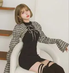 ダーリッチ シャーリングボレロミニワンピ