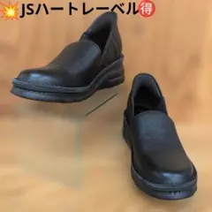 JSハートレーベル 　ハンズフリーレザースリッポンシューズ　23cmのサムネイル