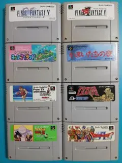 スーパーファミコン　ソフト 8本 セット まとめ売り