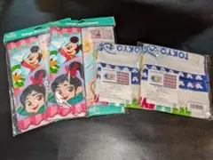 東京ディズニーランド タオルセット　ミッキー　ヴァネロペ　今治タオル
