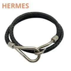 HERMES エルメス ジャンボH レザー ブレスレット ブラック - メルカリ