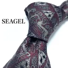 【極美品】 SEAGEL 総柄 ワインレッド カッコイイ