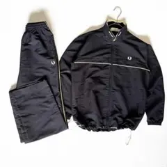 FRED PERRY セットアップ ジャージ 上下セット M 黒のサムネイル