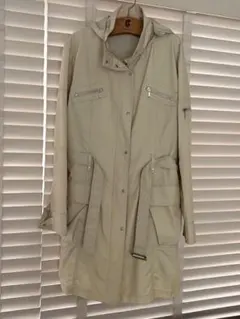 ♪美品！スポーティなフード付きスプリングコート