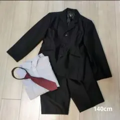 男児フォーマルスーツ セット☆140cm☆黒