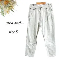 niko and... デニムパンツ S グレー ？水色？ ジーンズ 3885のサムネイル