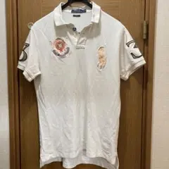 ラルフローレン、ポロシャツ、ゴルフ、テニス、人気レア品、デザイン、生地、配色良