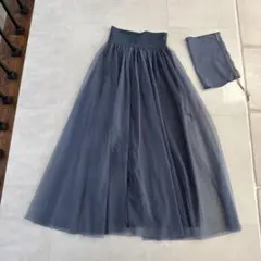 チャコットシフォンキュロットスカートM