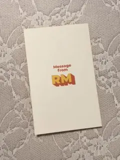 BTS Butter バター メッセージカード ナム ナムジュン RM