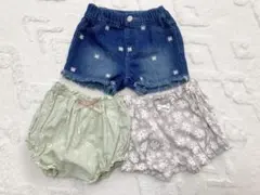 花柄 ショートパンツ 70 80サイズ まとめ売り