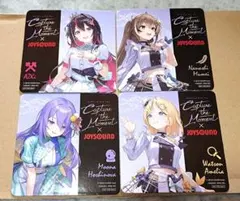 AZKi・ムメイ・ムーナ・アメリア・5th fes.コースター 4枚セット