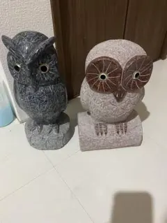 御影石のフクロウ