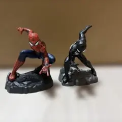 スパイダーマン　カプセルスタチュー　スタンドフィギュア　MARVEL 2個セット