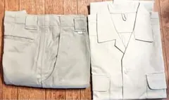 ★薄手作業服 工作服　特大　上下2点