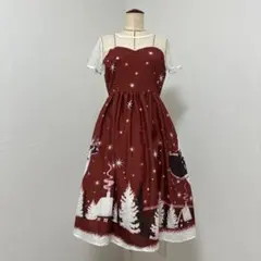 クリスマスカラーの服