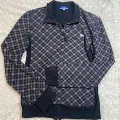 バーバリー ブルーレーベル フルジップトレーナー ノバチェック　刺繍ロゴ 2025年最新】BURBERRY BLUE LABEL トレーナー・スウェットの人気