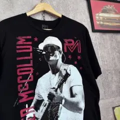 パーカーマッカラム ツアーTシャツ 人物 プリントT 黒 L 音楽T USA