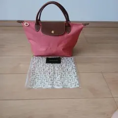 ロンシャン Longchamp ル プリアージュ S エッフェル塔 ピンク - メルカリ