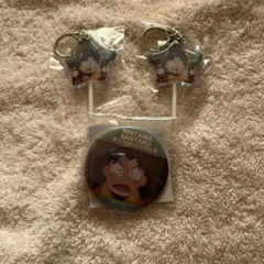 忍たま乱太郎 ナンジャ キャンディキーホルダー 缶バッジ きり丸