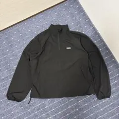 XLARGE ブラック ハーフジップ ナイロンジャケット L
