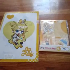 一番くじ　初音ミク×RODY　E賞クリアスタンド　鏡音リンJ賞クリアファイル