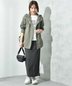 【撥水・UV加工】キルトライナー付フードショートコート