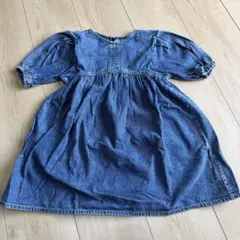 Birthday バースデイ 半袖デニムワンピース 95cmのサムネイル